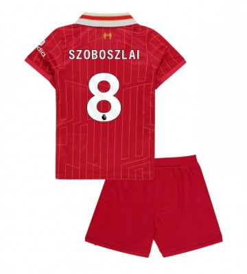 Liverpool Dominik Szoboszlai #8 Hemmakläder Barn 2024-25 Kortärmad (+ Korta byxor)